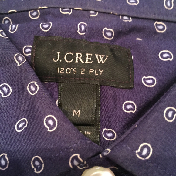 J.Crew Men's Paisley Ludlow Dress Shirt - Picture 2 of 2